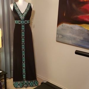 DREAM INC Maxi dress NWT Seafoam Green Tribal